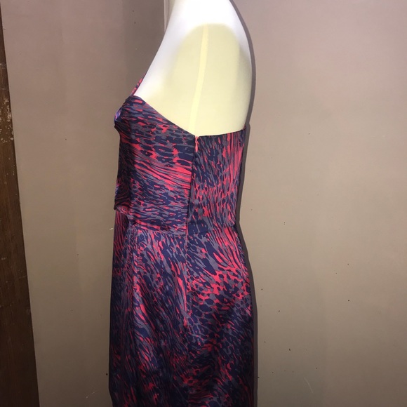 (BCBGenaration) Animal print one shoulder dress. - Picture 2 of 5